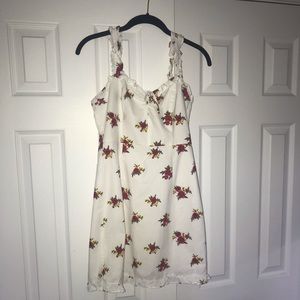 White Floral Dress
